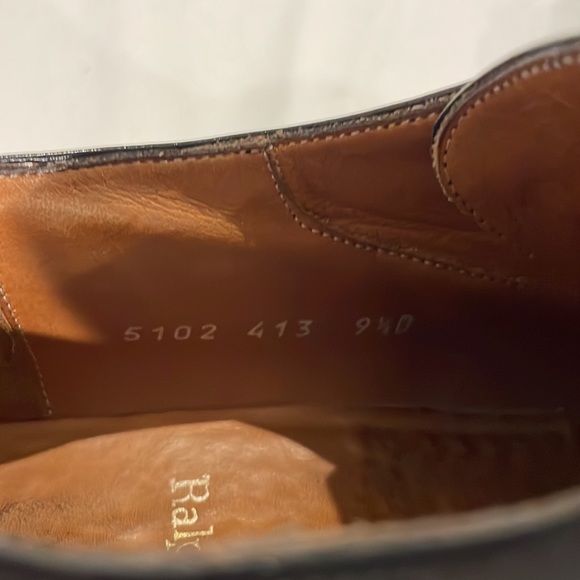 Ralph Lauren Men Windfield Black 9-1/2 Vintage - Picture 9 of 11